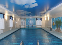 Потолок в бассейн